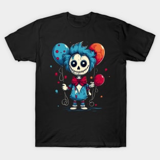 Scary Clown Ghost T-Shirt